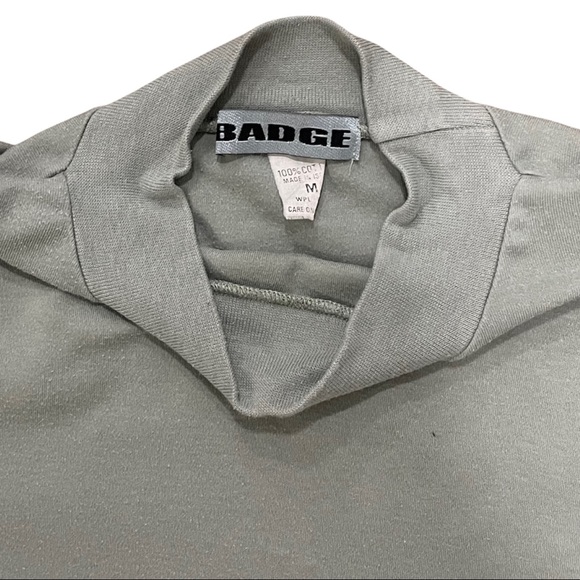 Turquoise-Grey Turtle/Mockneck Longsleeve - Picture 2 of 2